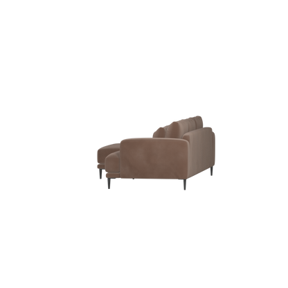 Canapé d'angle modulaire Joe – Finition en tissu de haute qualité