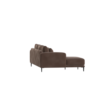 Canapé d'angle modulaire Joe – Finition en tissu de haute qualité