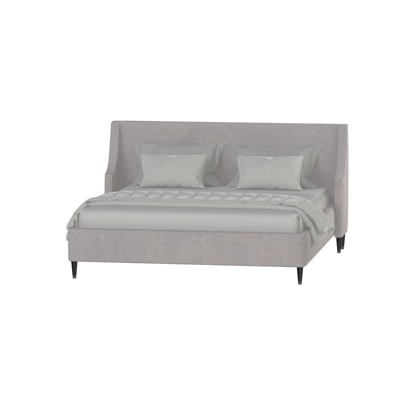 Laura Double Bed with High Headboard