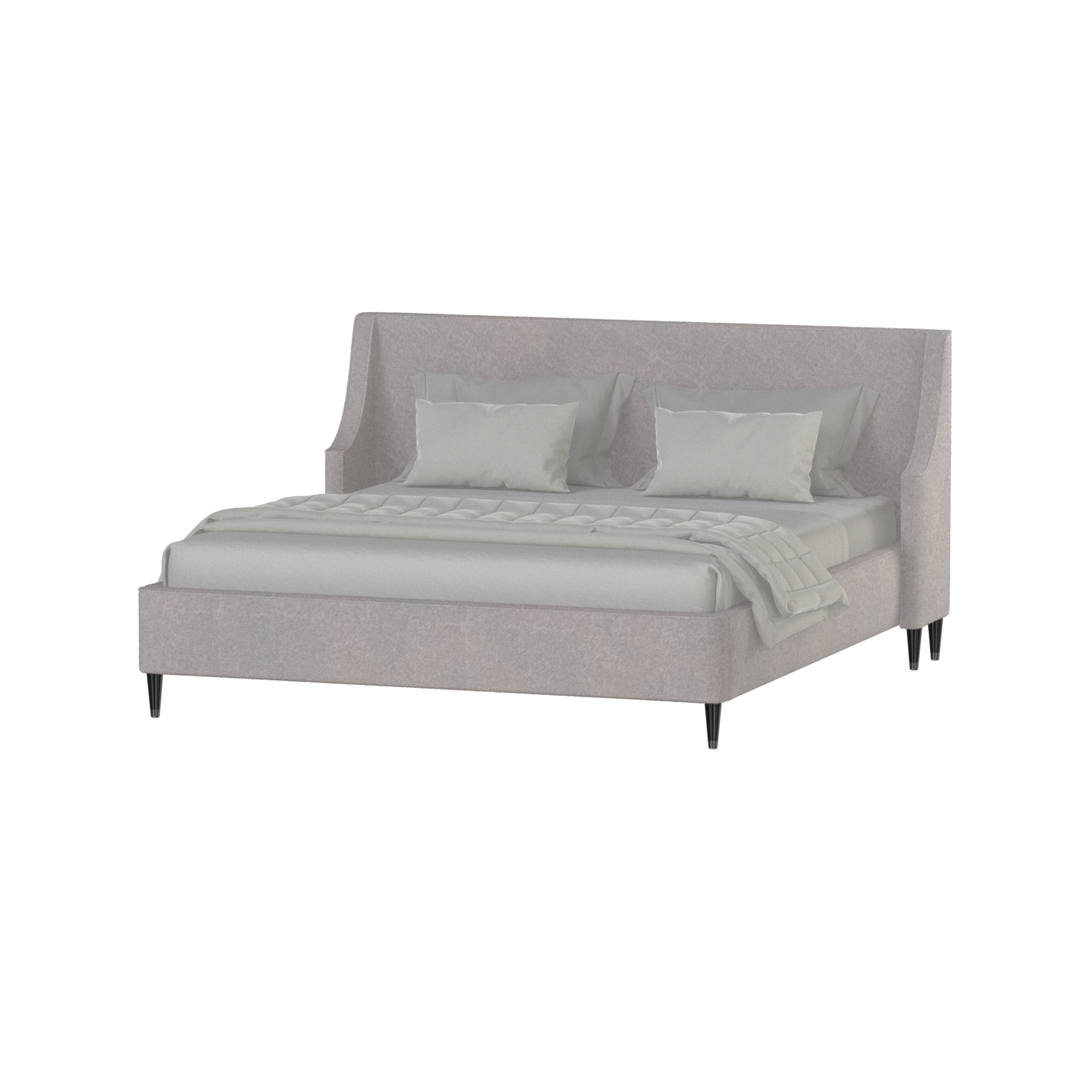 Laura Double Bed with High Headboard