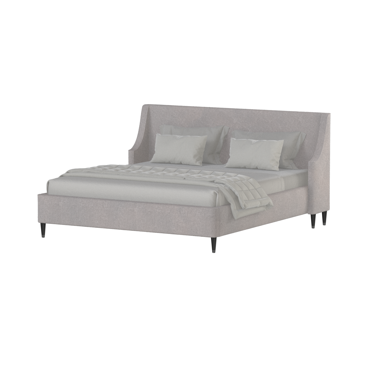 Laura Double Bed with High Headboard
