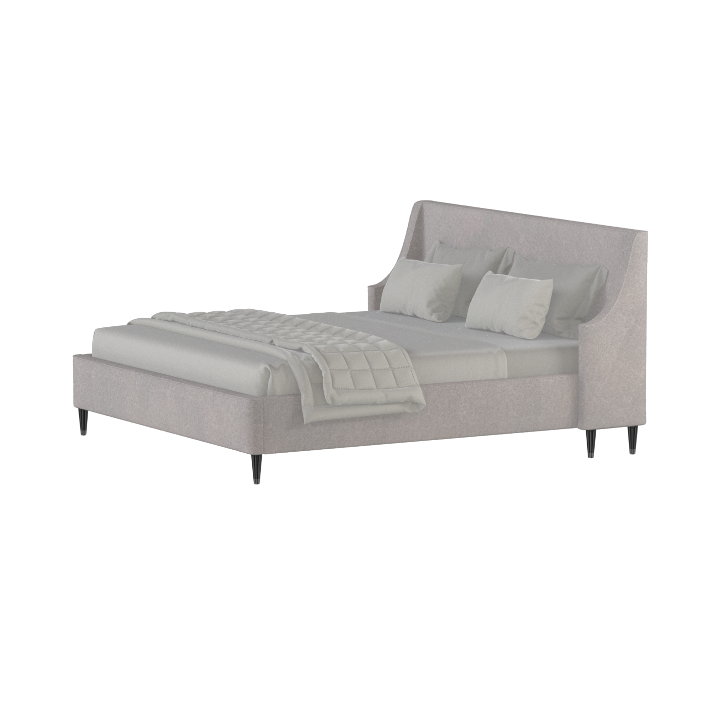 Laura Double Bed with High Headboard