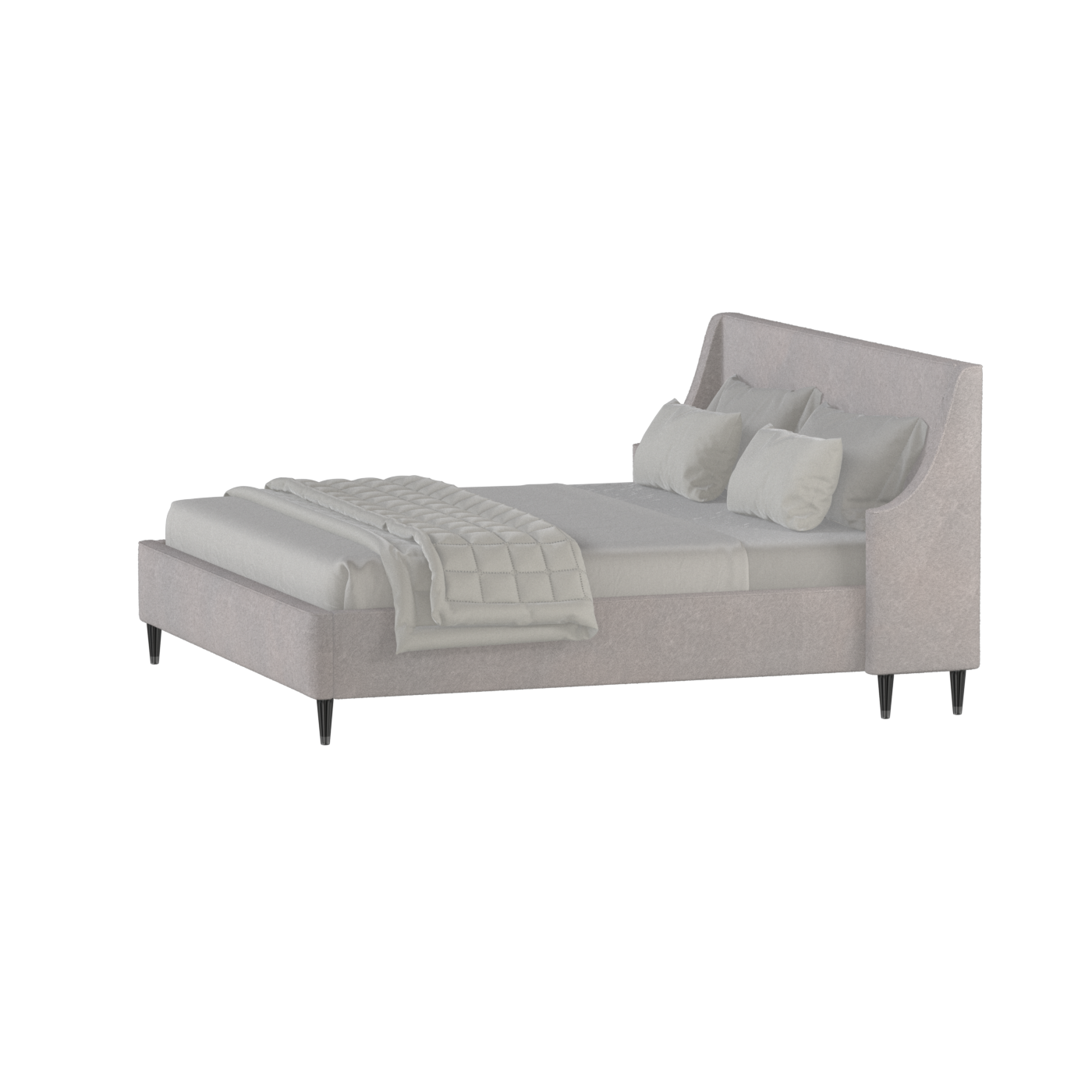 Laura Double Bed with High Headboard
