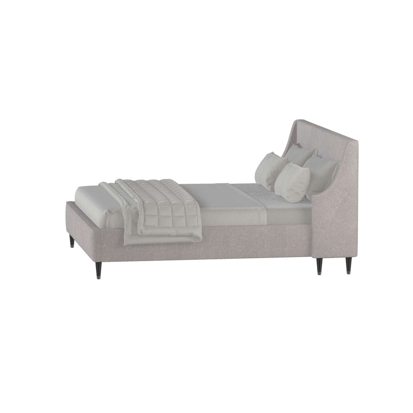 Laura Double Bed with High Headboard