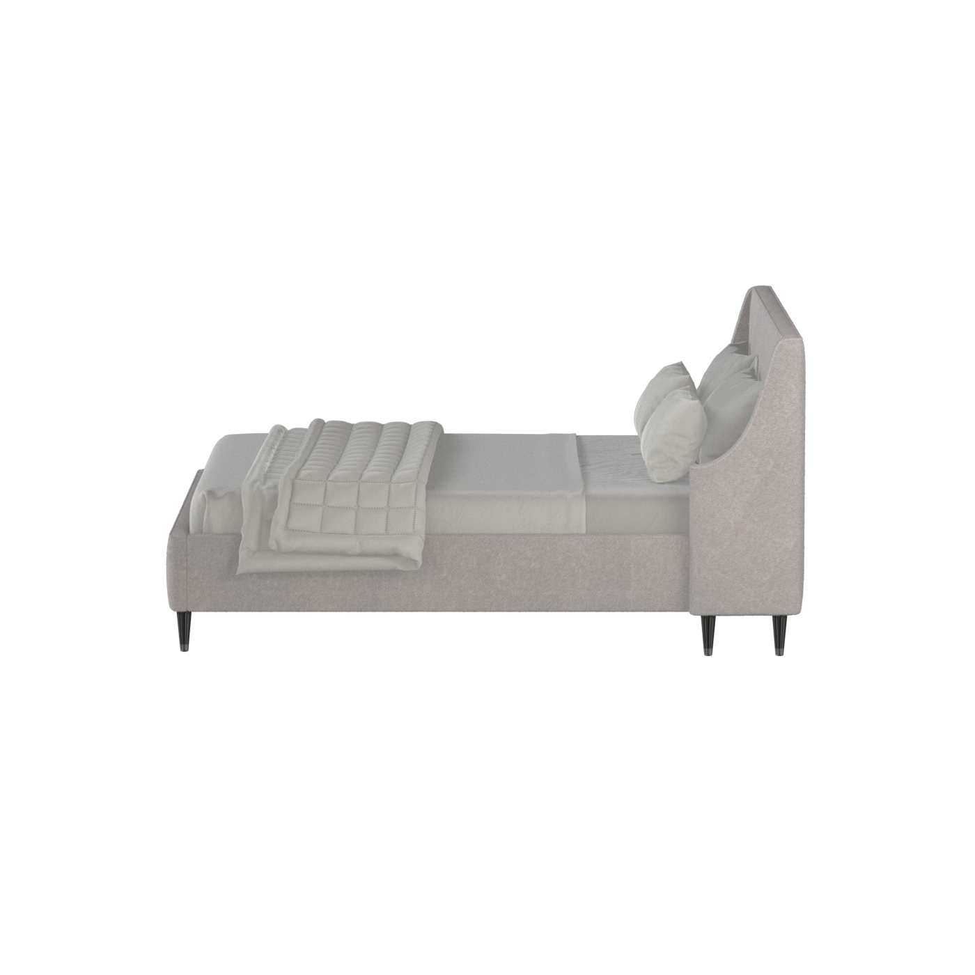 Laura Double Bed with High Headboard