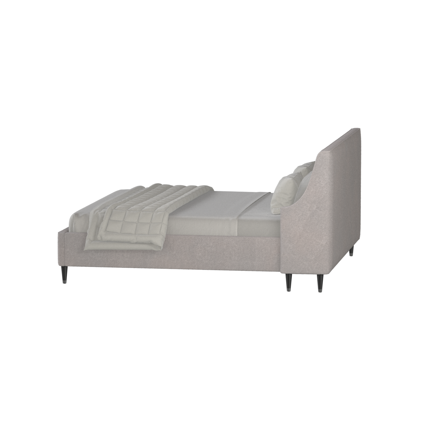 Laura Double Bed with High Headboard
