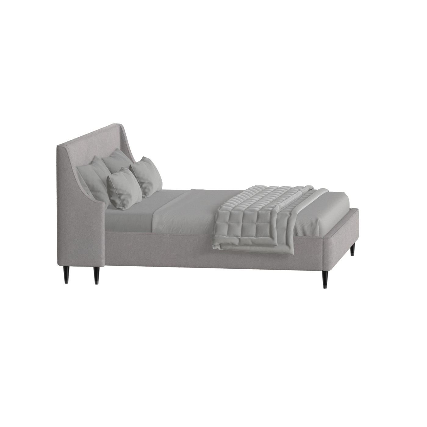 Laura Double Bed with High Headboard