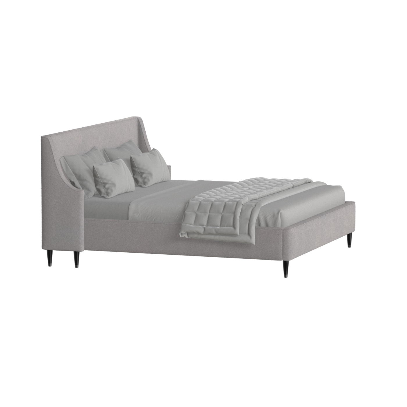 Laura Double Bed with High Headboard