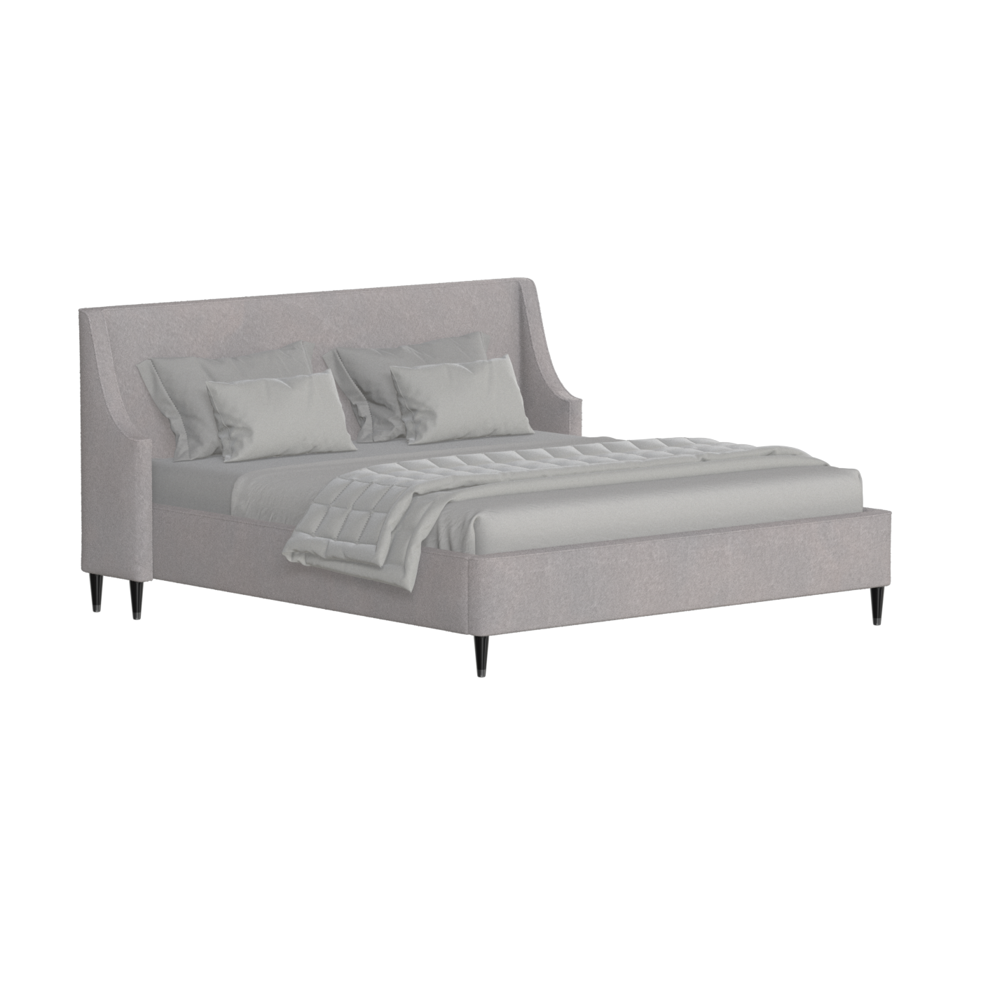 Laura Double Bed with High Headboard