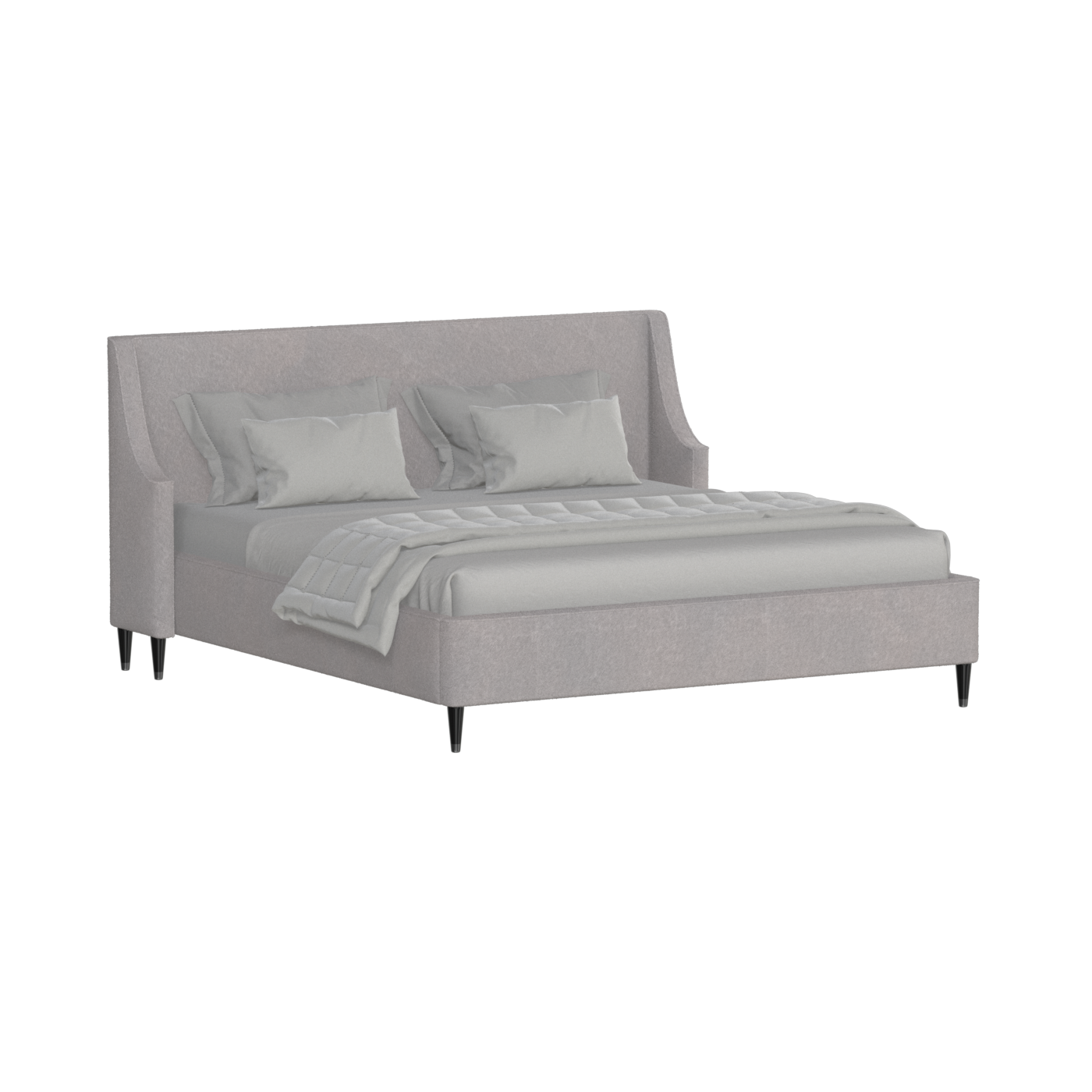 Laura Double Bed with High Headboard