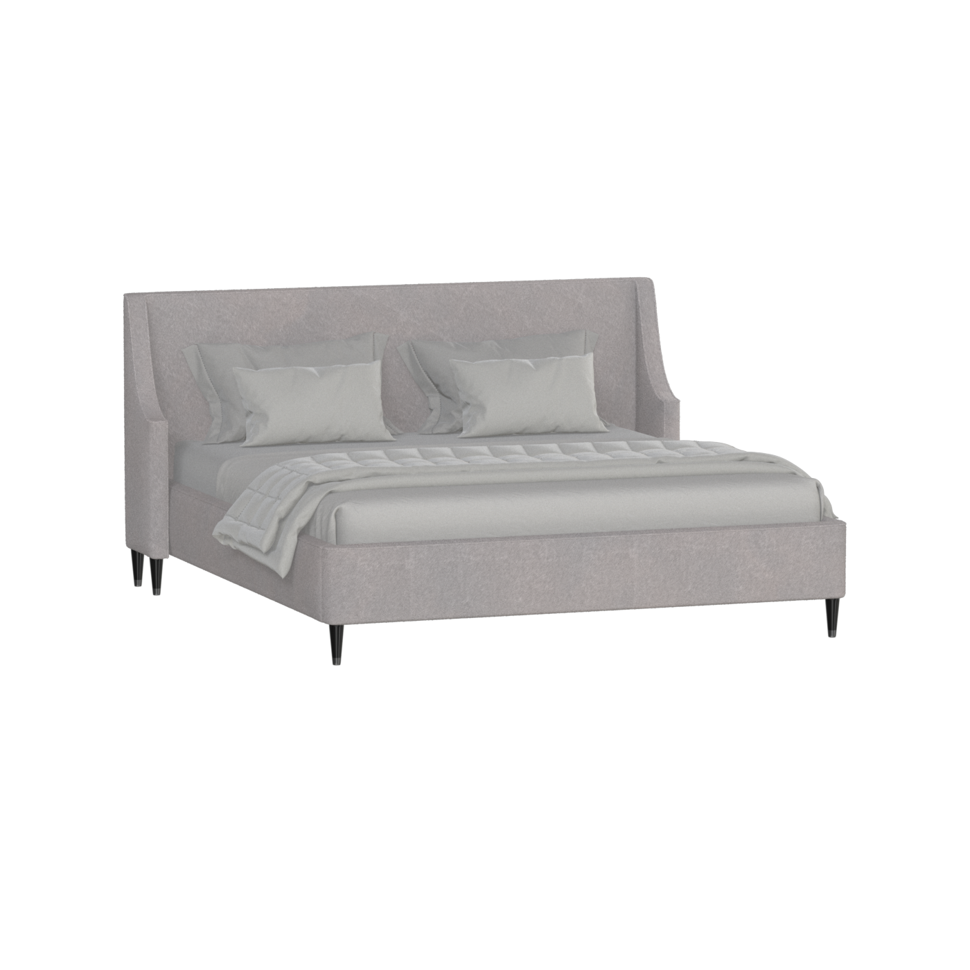 Laura Double Bed with High Headboard