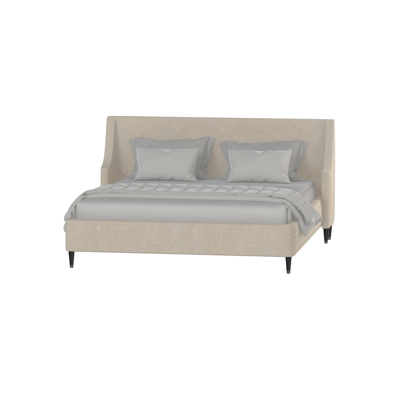 Laura Double Bed with High Headboard