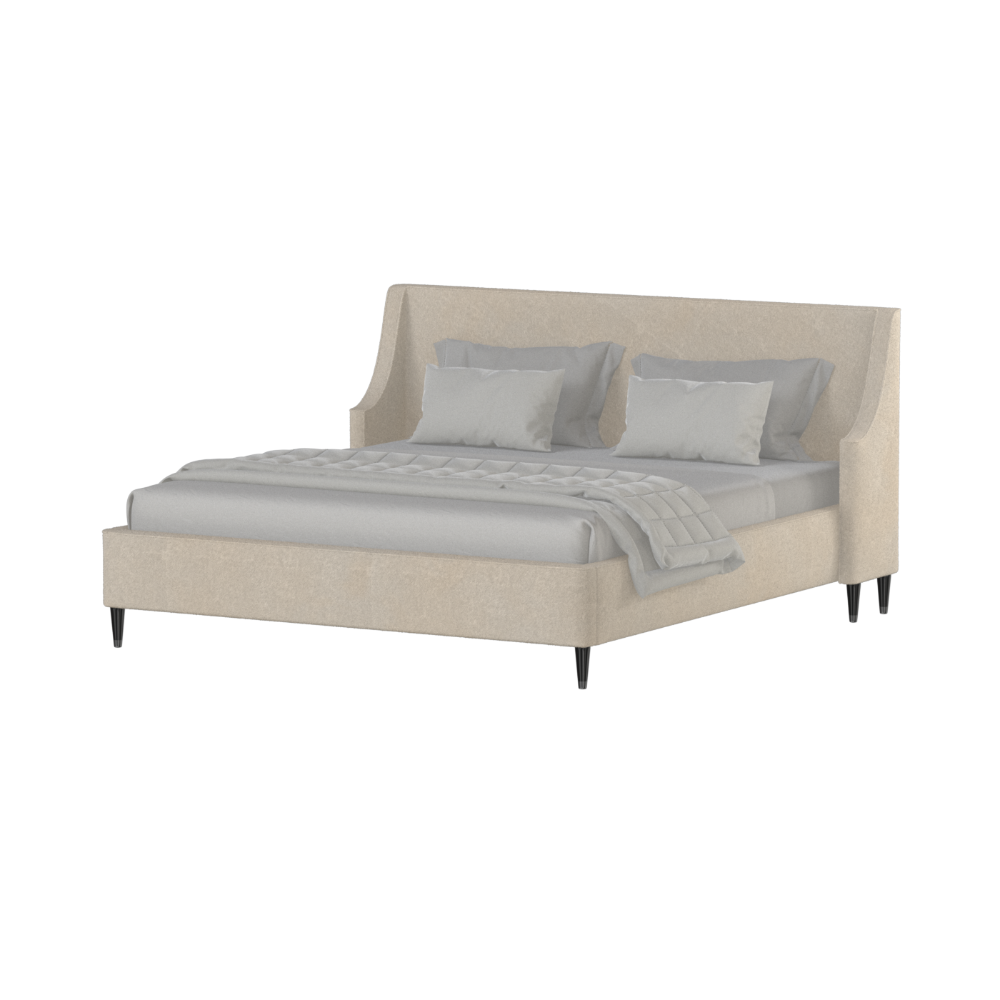 Laura Double Bed with High Headboard