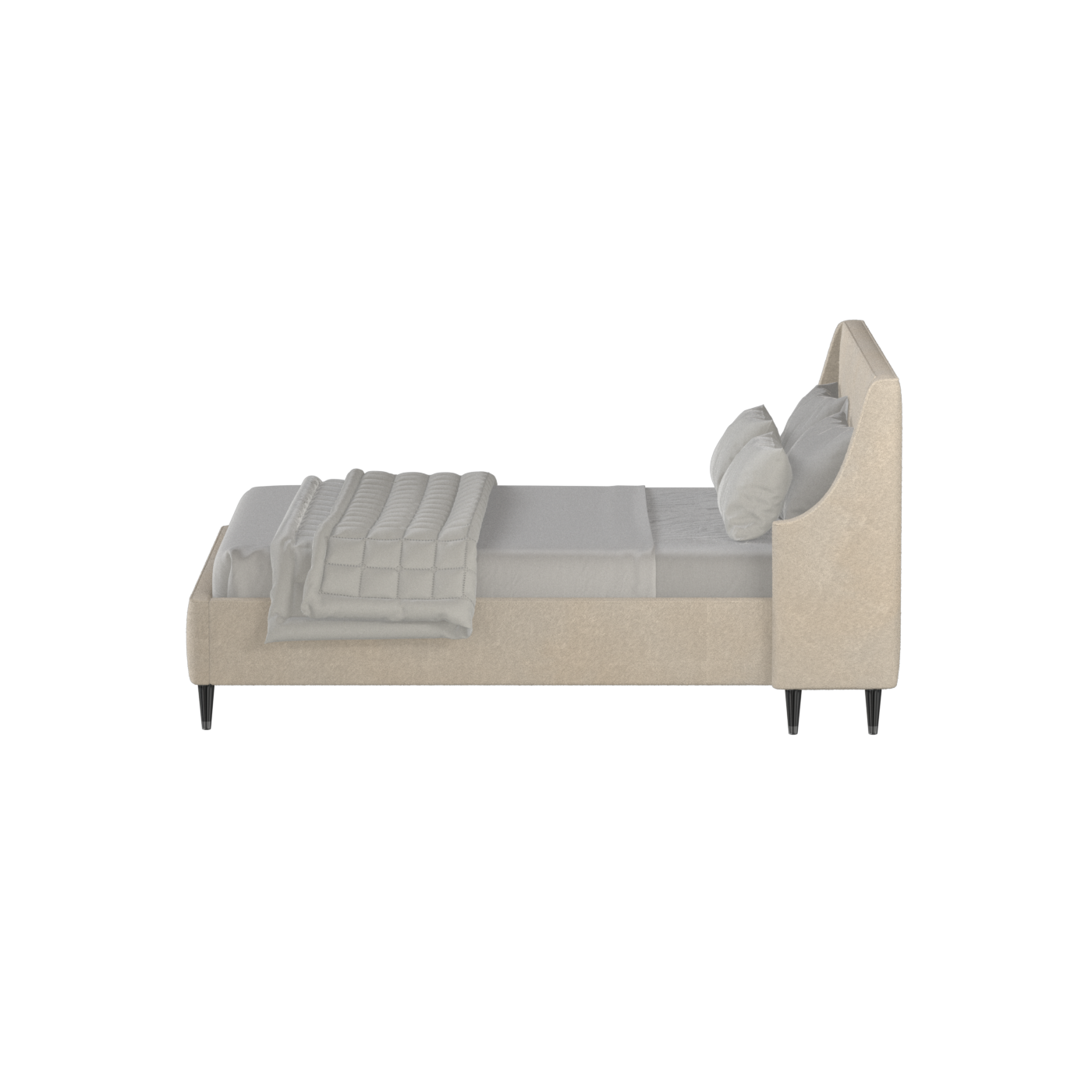Laura Double Bed with High Headboard