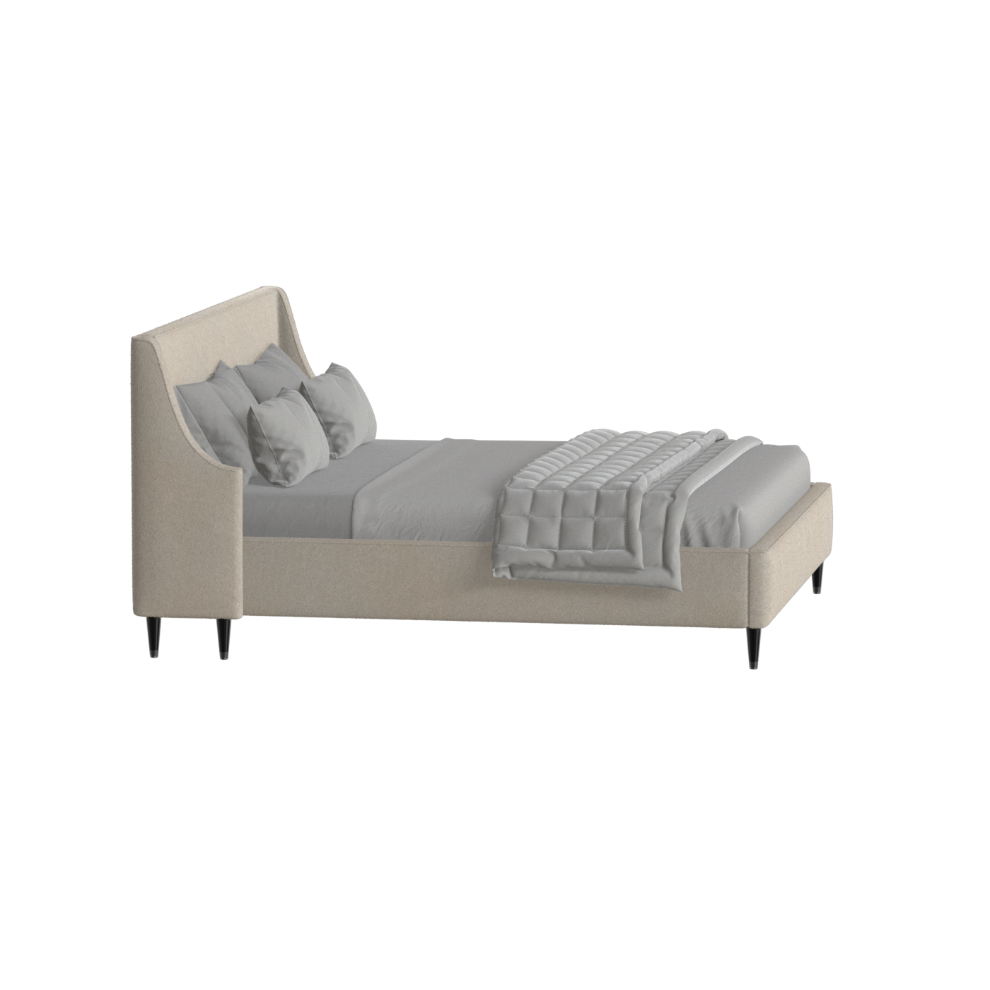 Laura Double Bed with High Headboard
