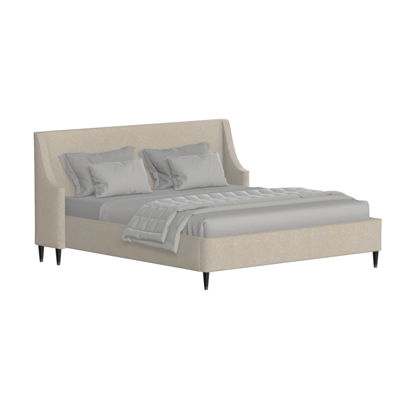 Laura Double Bed with High Headboard