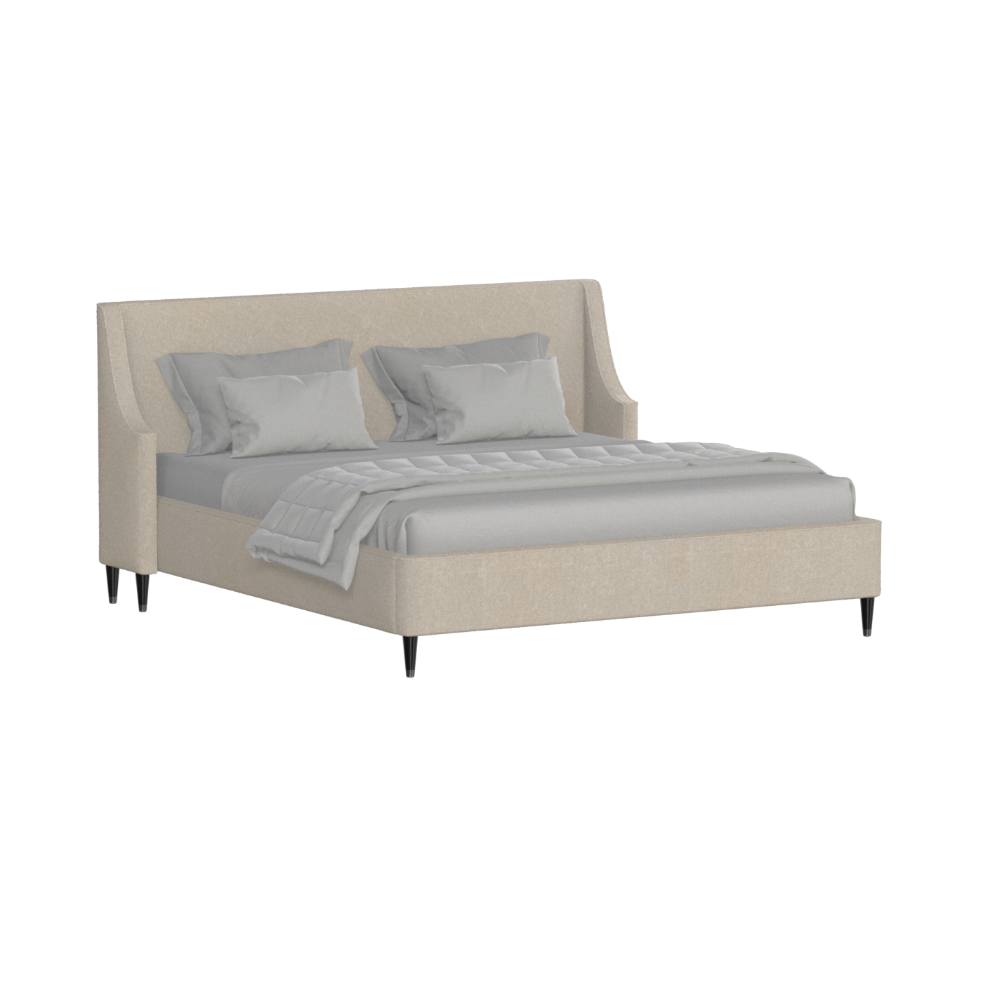 Laura Double Bed with High Headboard