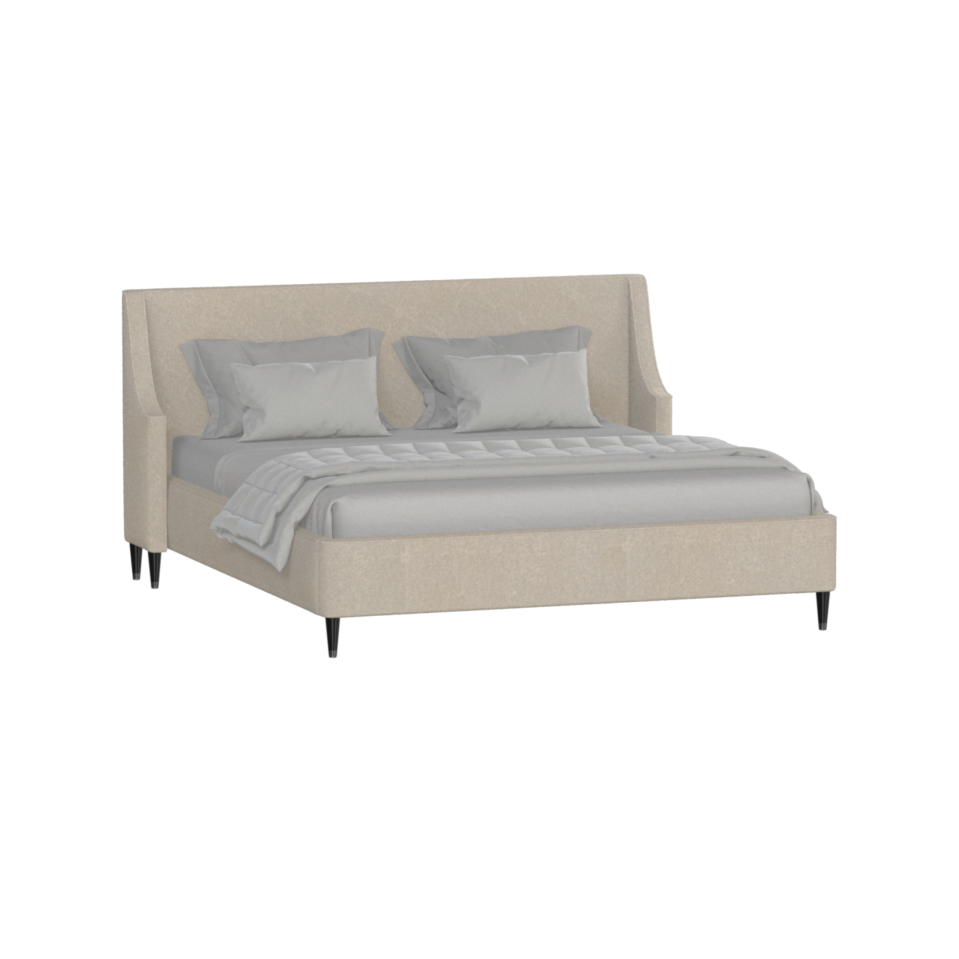 Laura Double Bed with High Headboard
