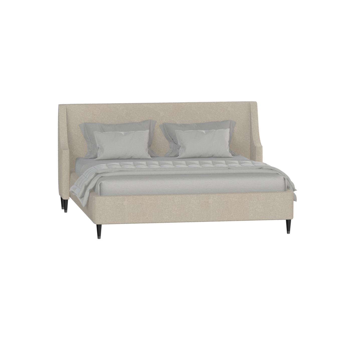 Laura Double Bed with High Headboard