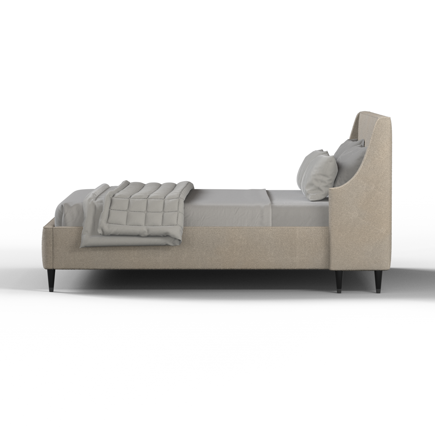 Laura Double Bed with High Headboard