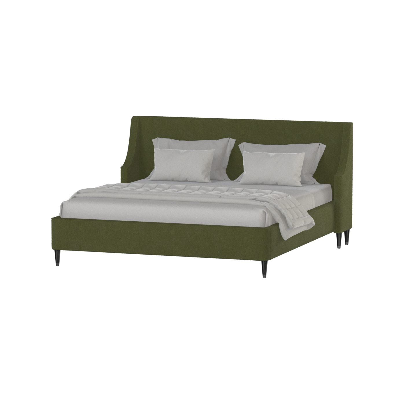 Laura Double Bed with High Headboard