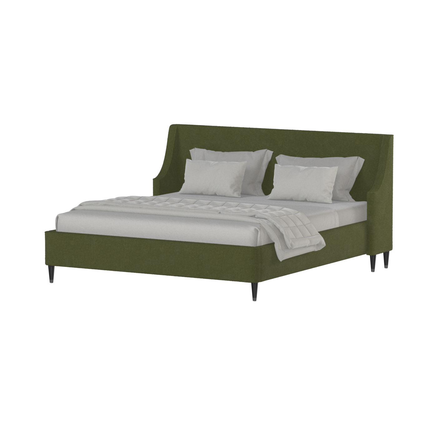 Laura Double Bed with High Headboard