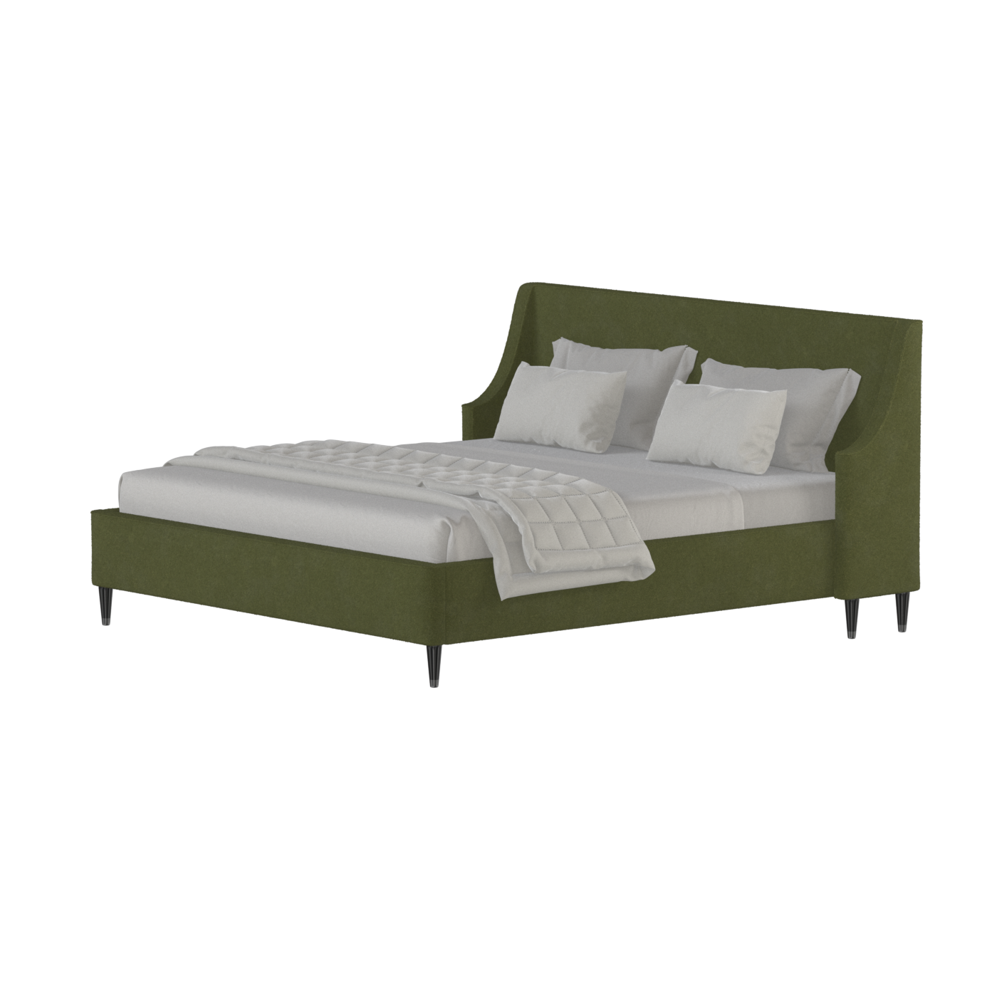Laura Double Bed with High Headboard