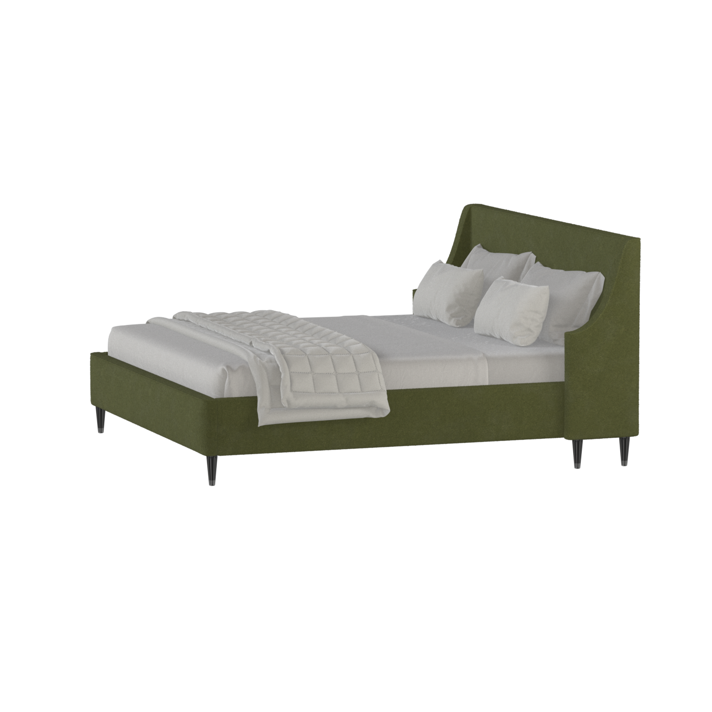 Laura Double Bed with High Headboard