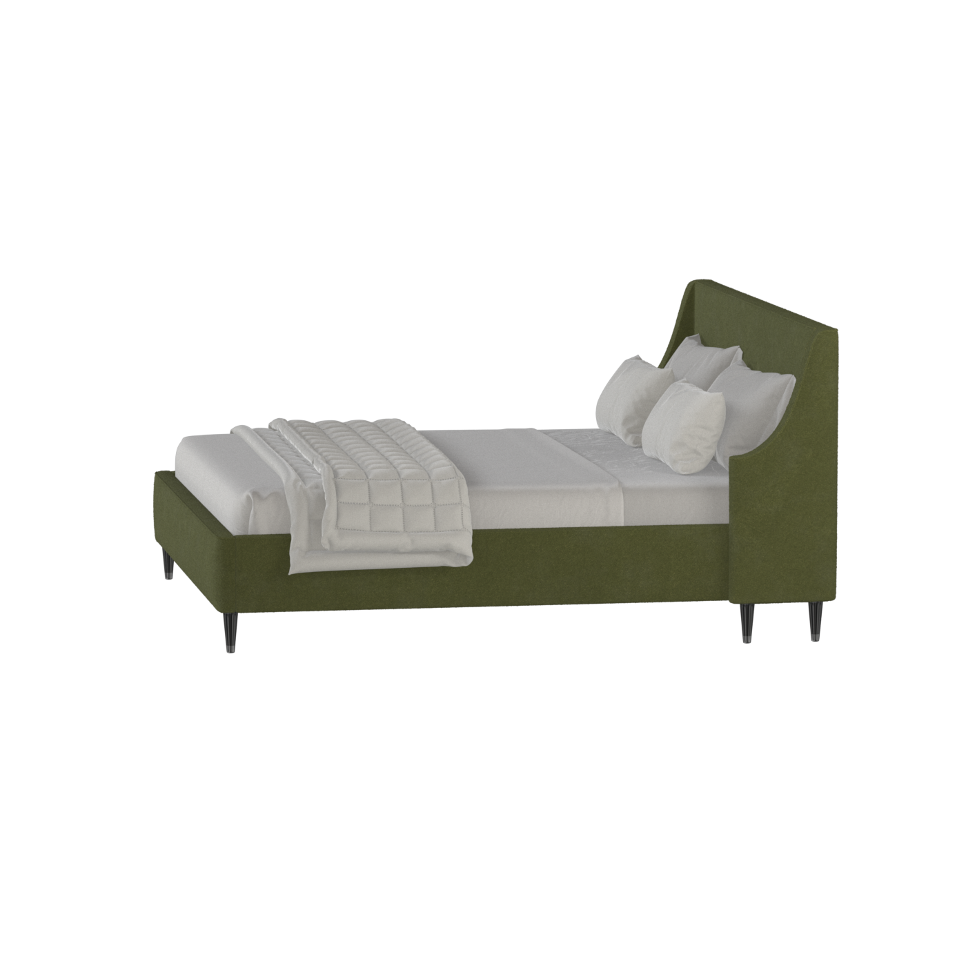 Laura Double Bed with High Headboard