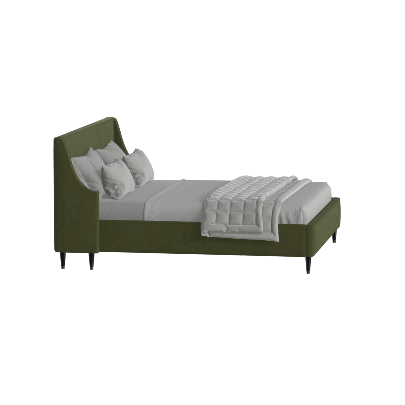 Laura Double Bed with High Headboard