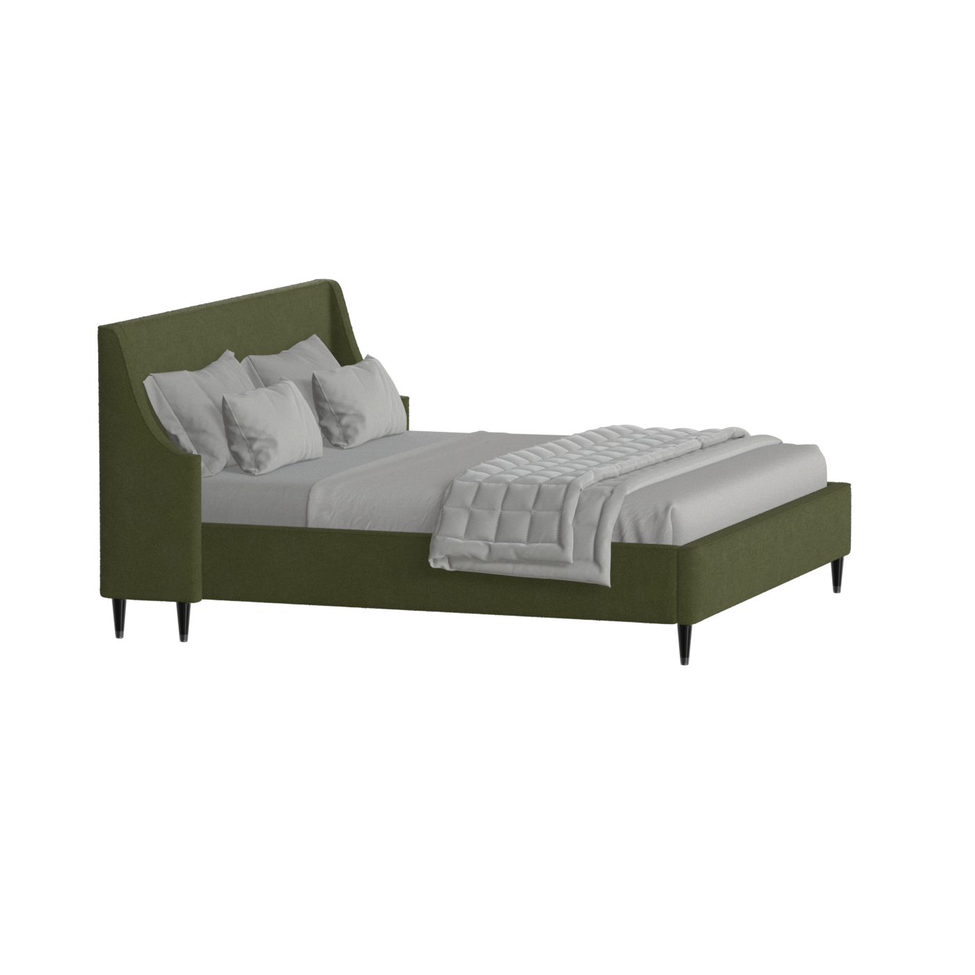 Laura Double Bed with High Headboard