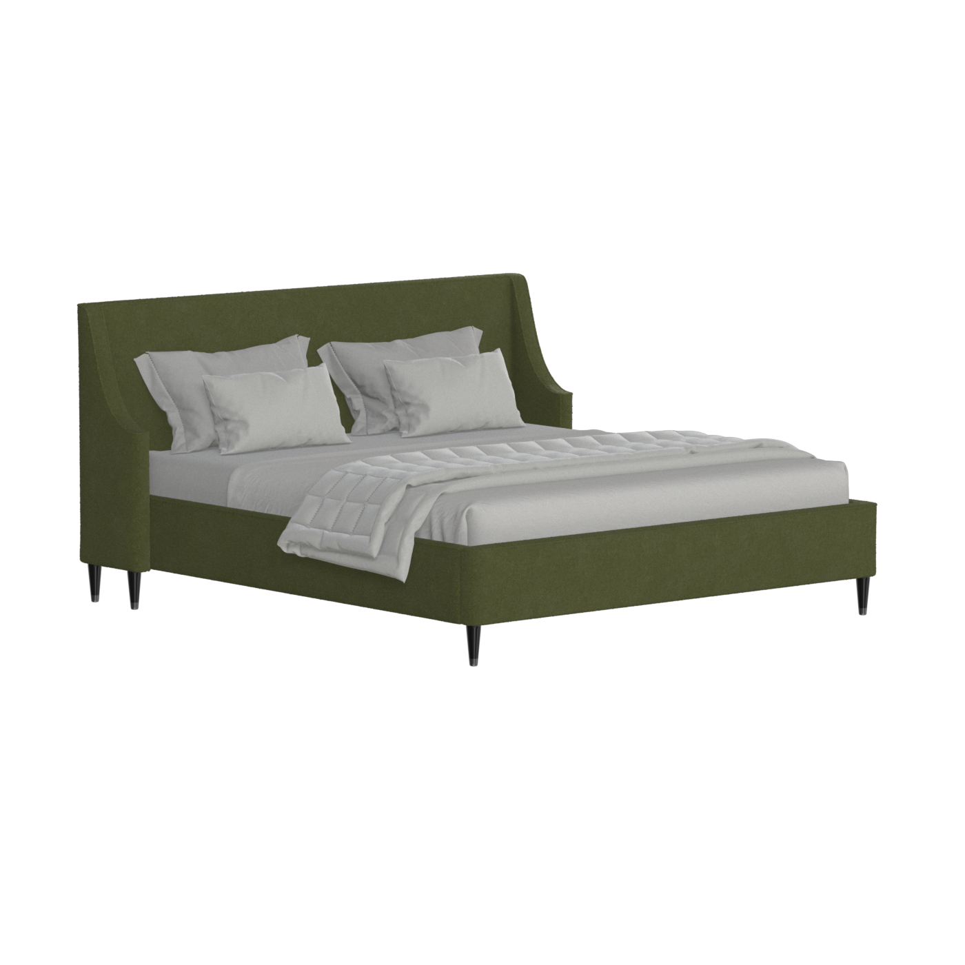 Laura Double Bed with High Headboard