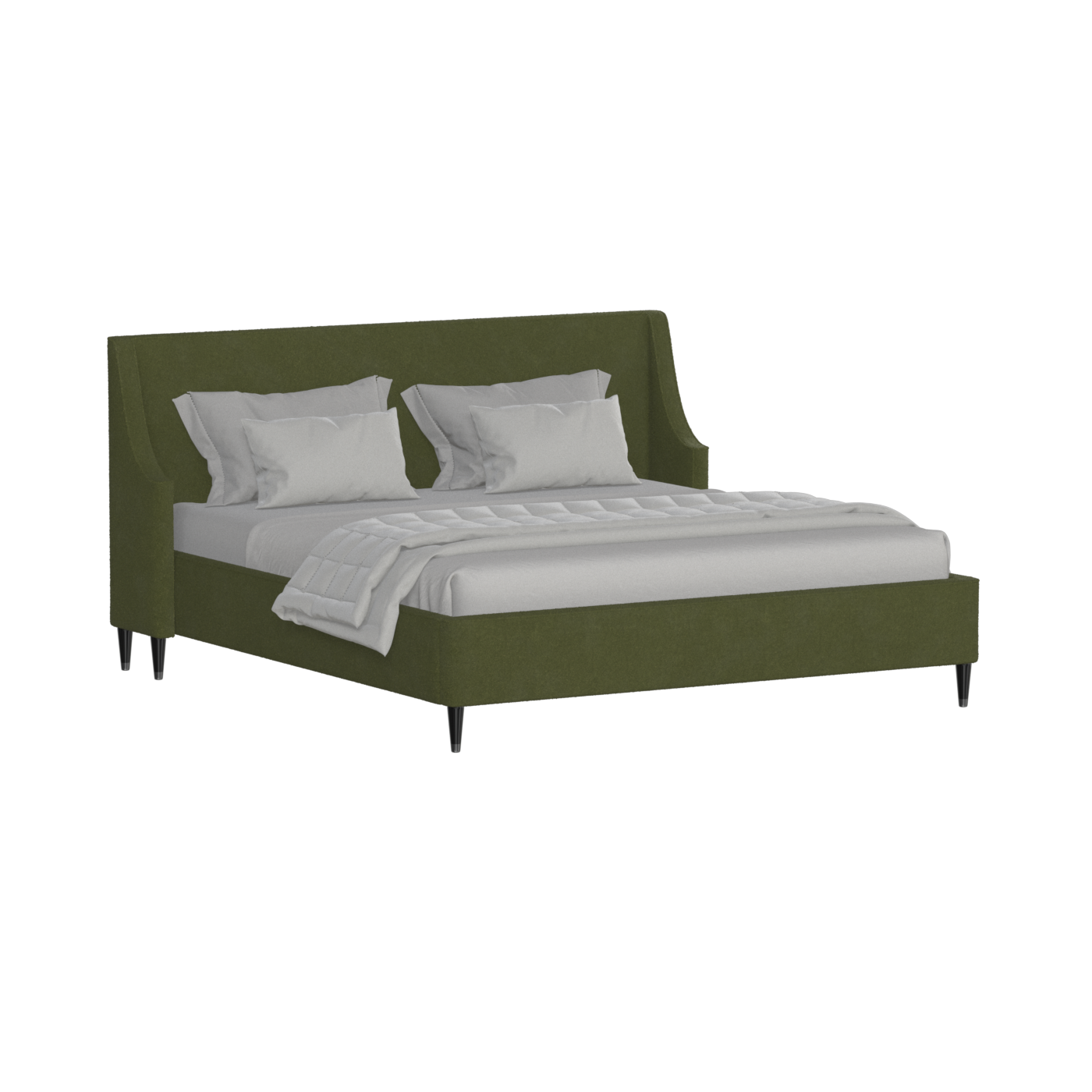 Laura Double Bed with High Headboard