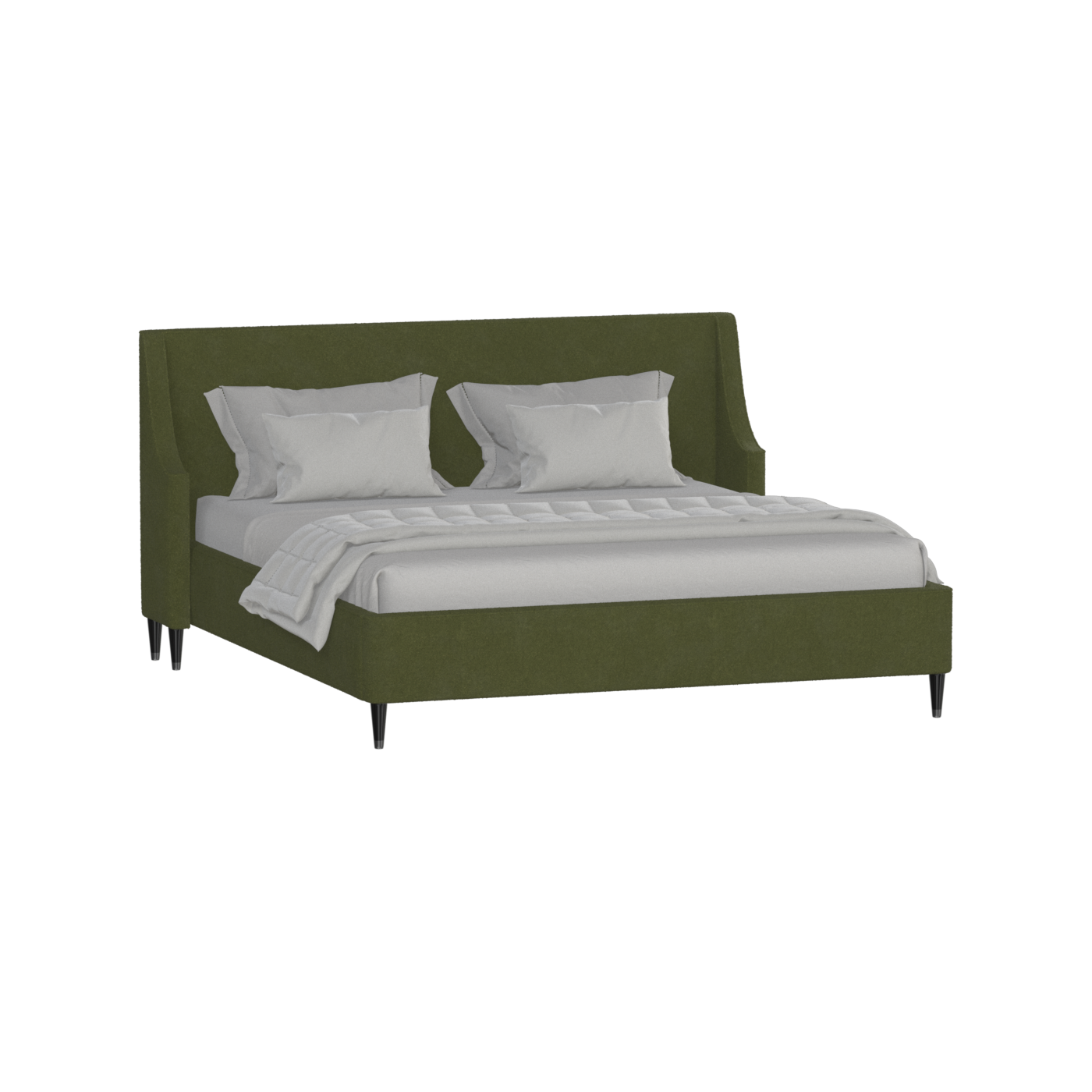 Laura Double Bed with High Headboard