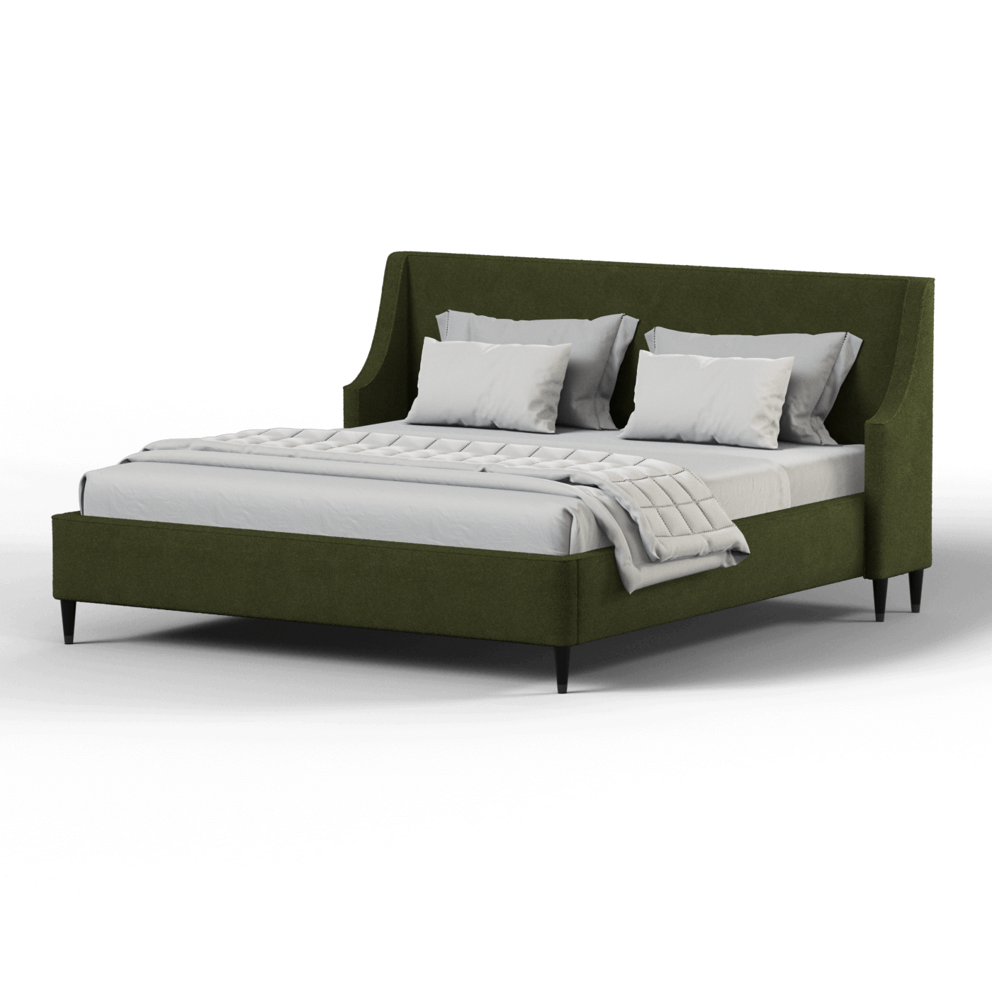 Laura Double Bed with High Headboard
