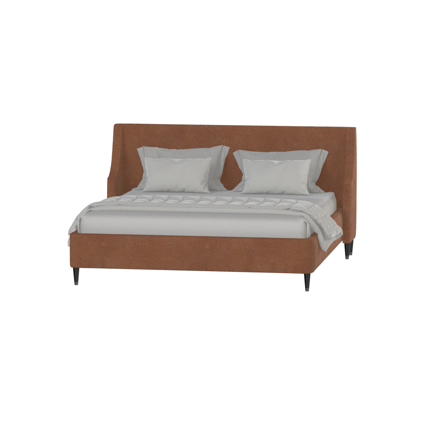 Laura Double Bed with High Headboard