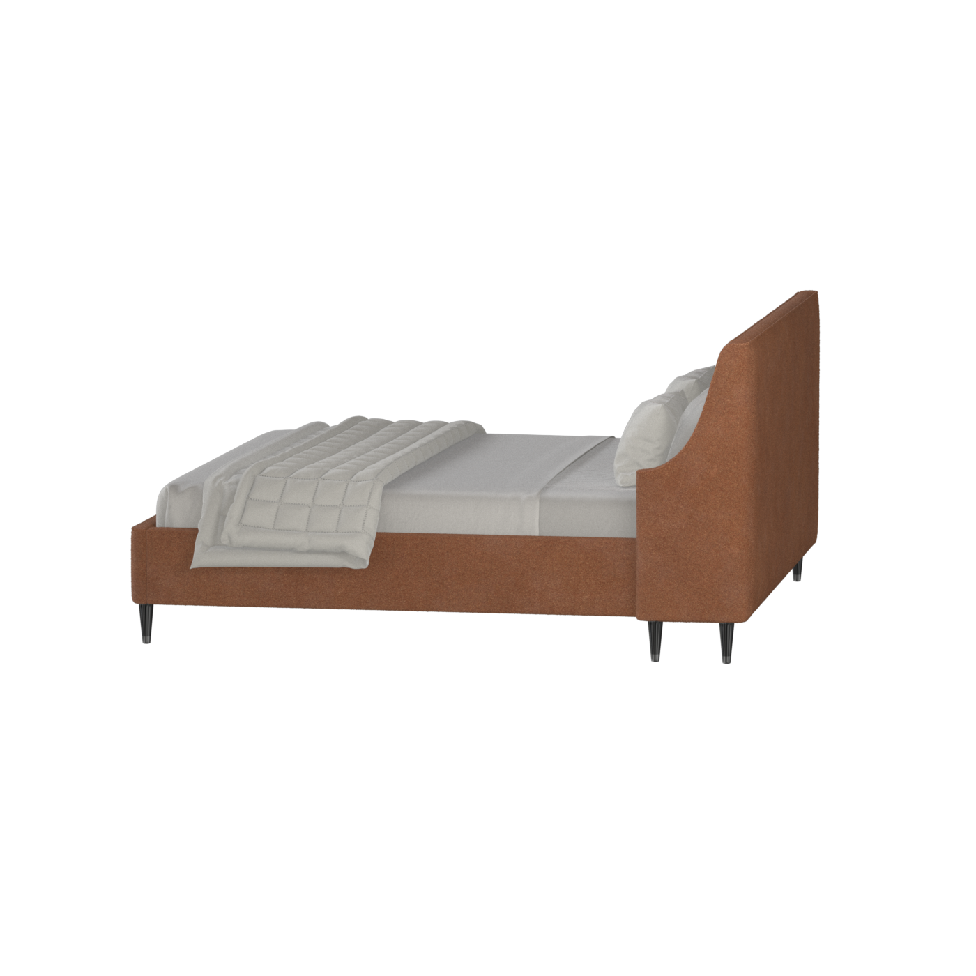 Laura Double Bed with High Headboard