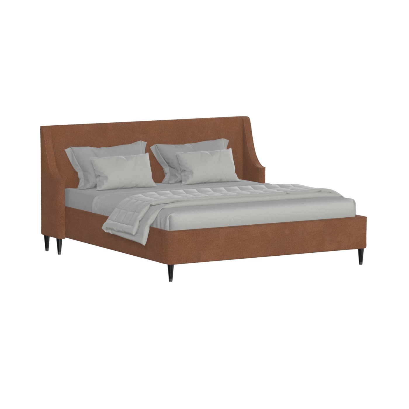 Laura Double Bed with High Headboard