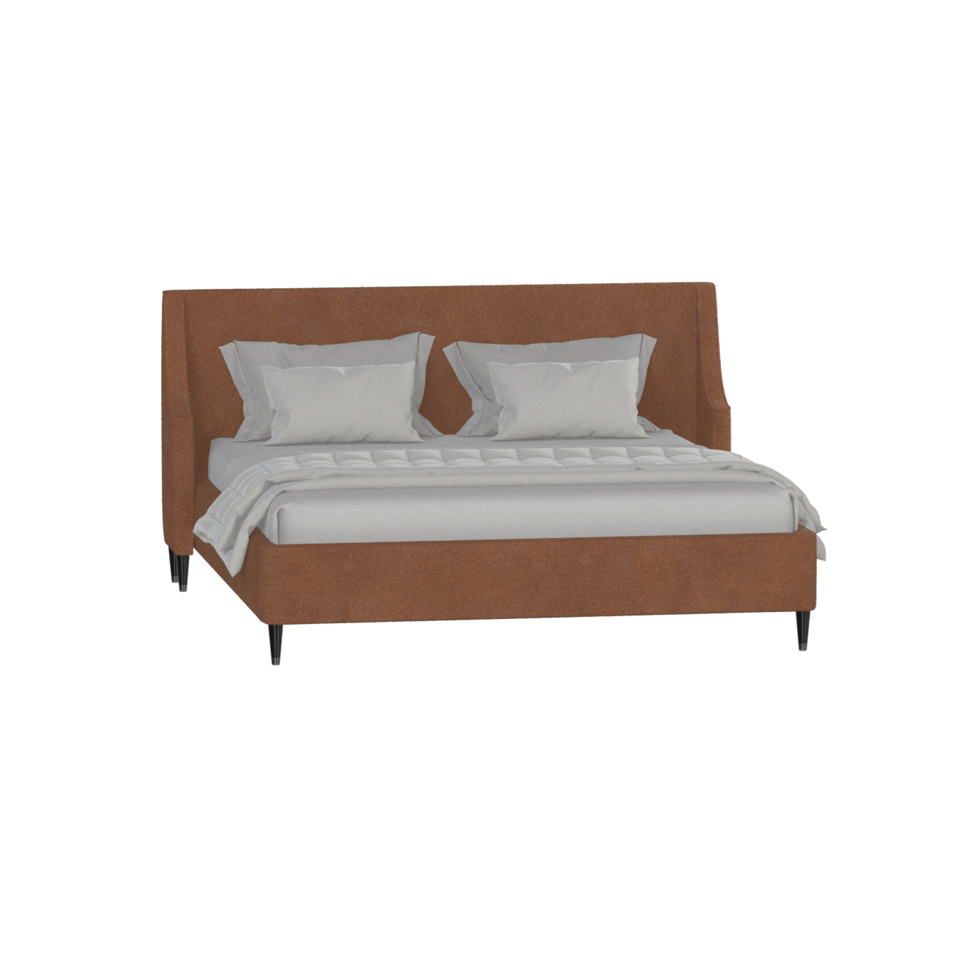 Laura Double Bed with High Headboard