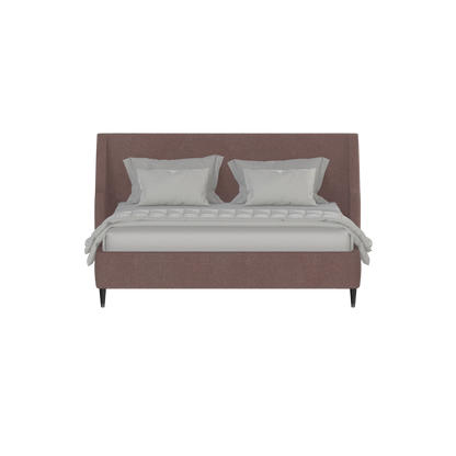 Laura double bed Lucia High Headboard Upholstered Bed in Soft Fabric