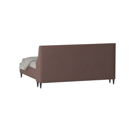 Laura double bed Lucia High Headboard Upholstered Bed in Soft Fabric