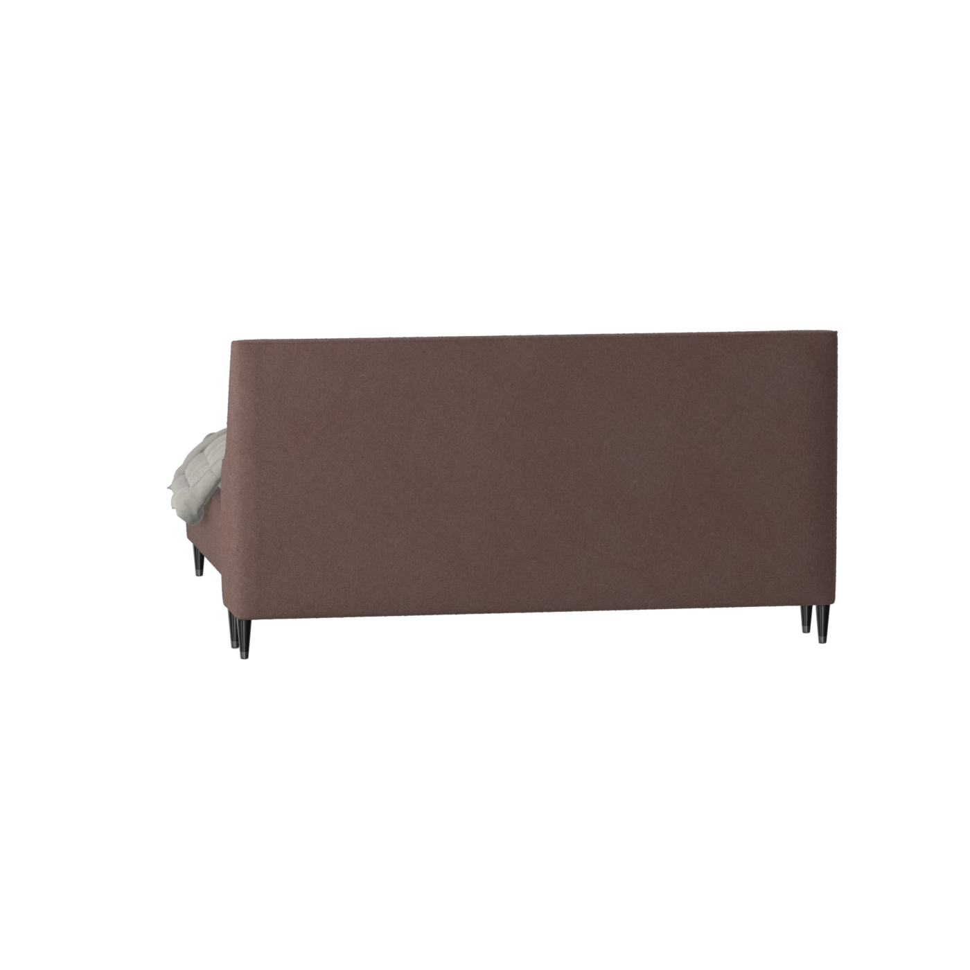 Laura double bed Lucia High Headboard Upholstered Bed in Soft Fabric