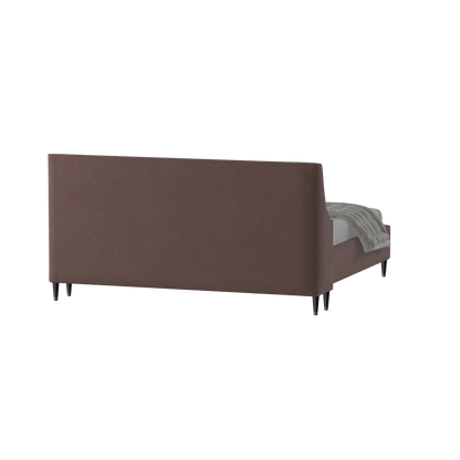 Laura double bed Lucia High Headboard Upholstered Bed in Soft Fabric