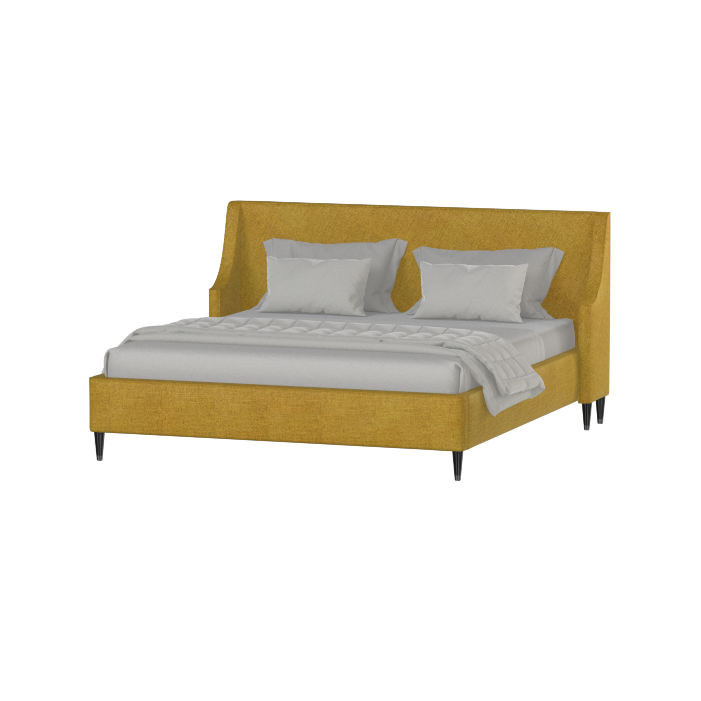 Laura Double Bed with High Headboard