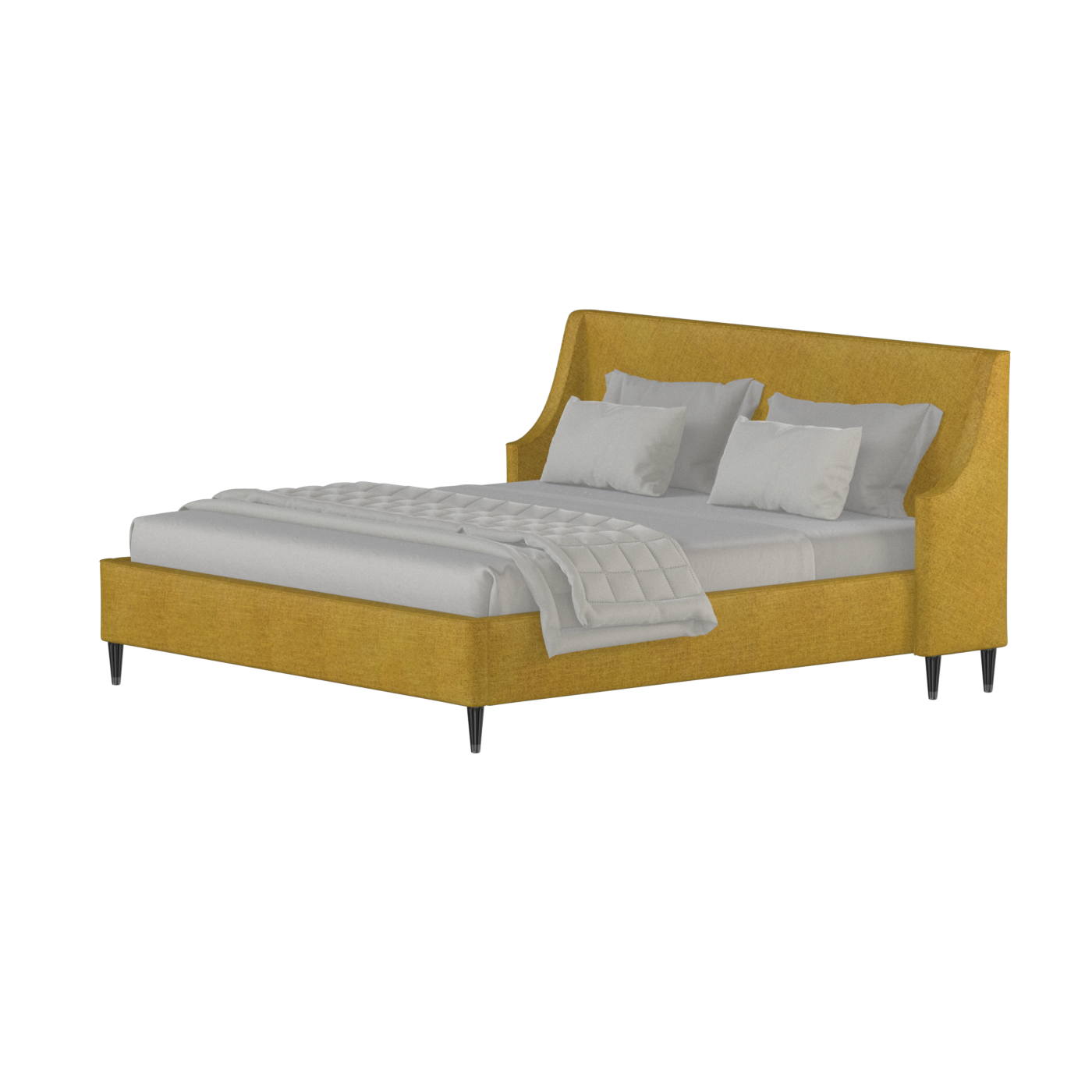 Laura Double Bed with High Headboard