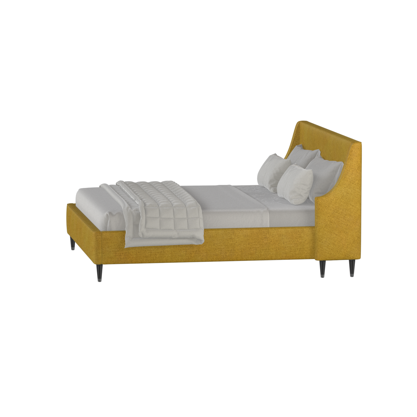 Laura Double Bed with High Headboard