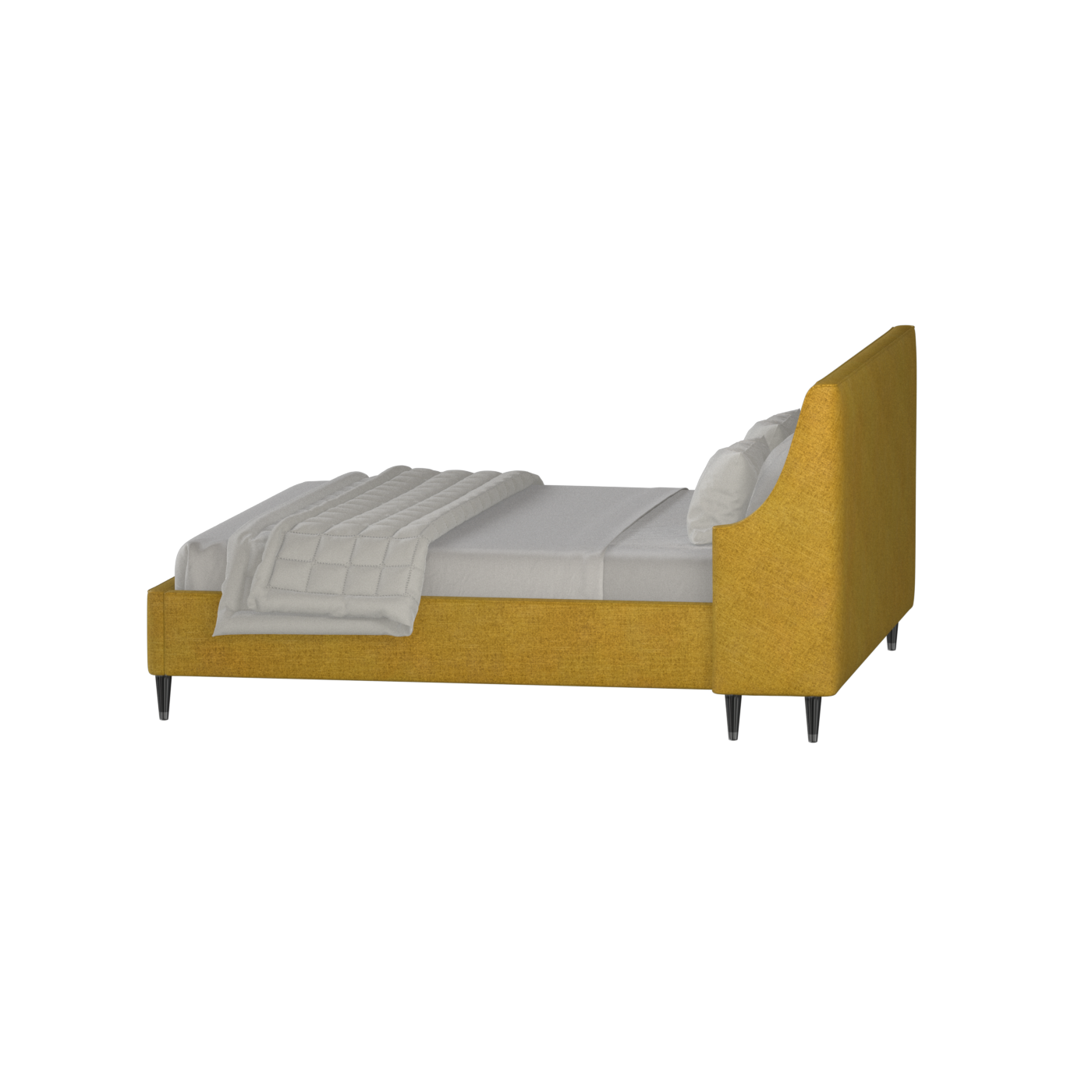 Laura Double Bed with High Headboard