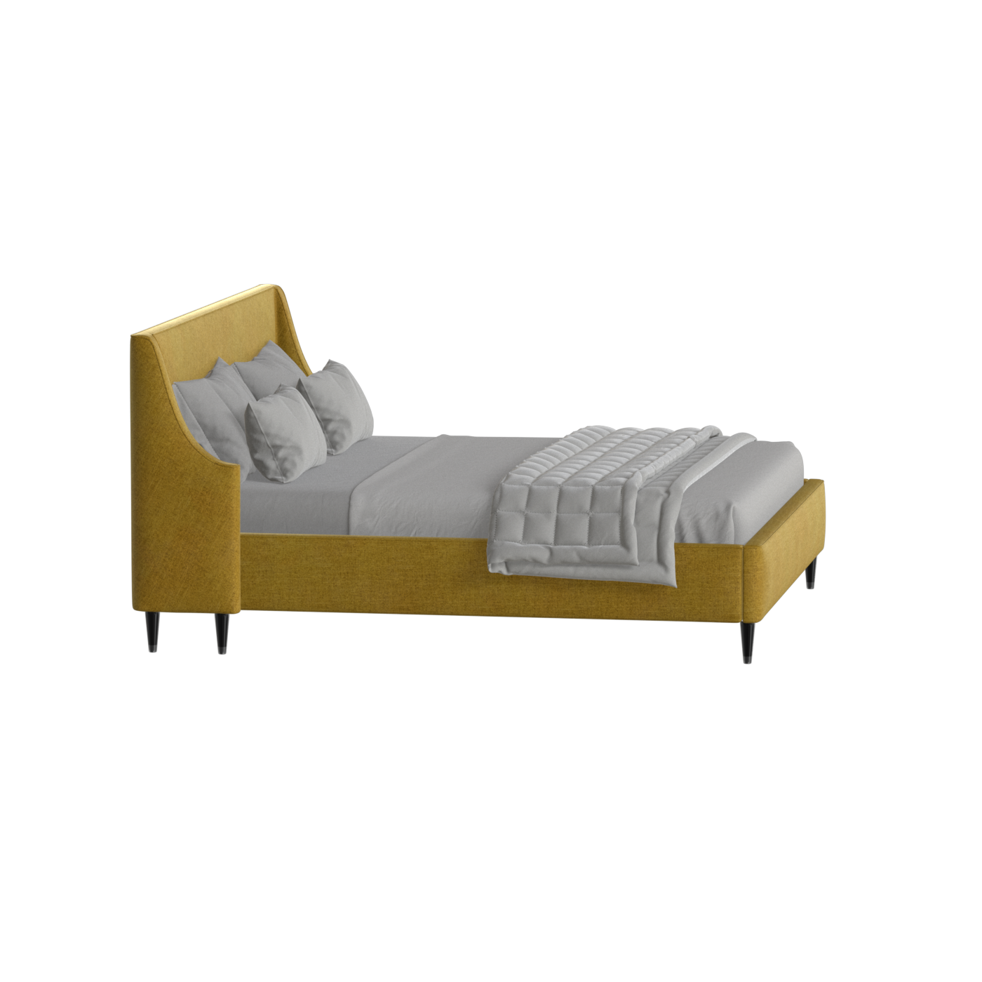 Laura Double Bed with High Headboard