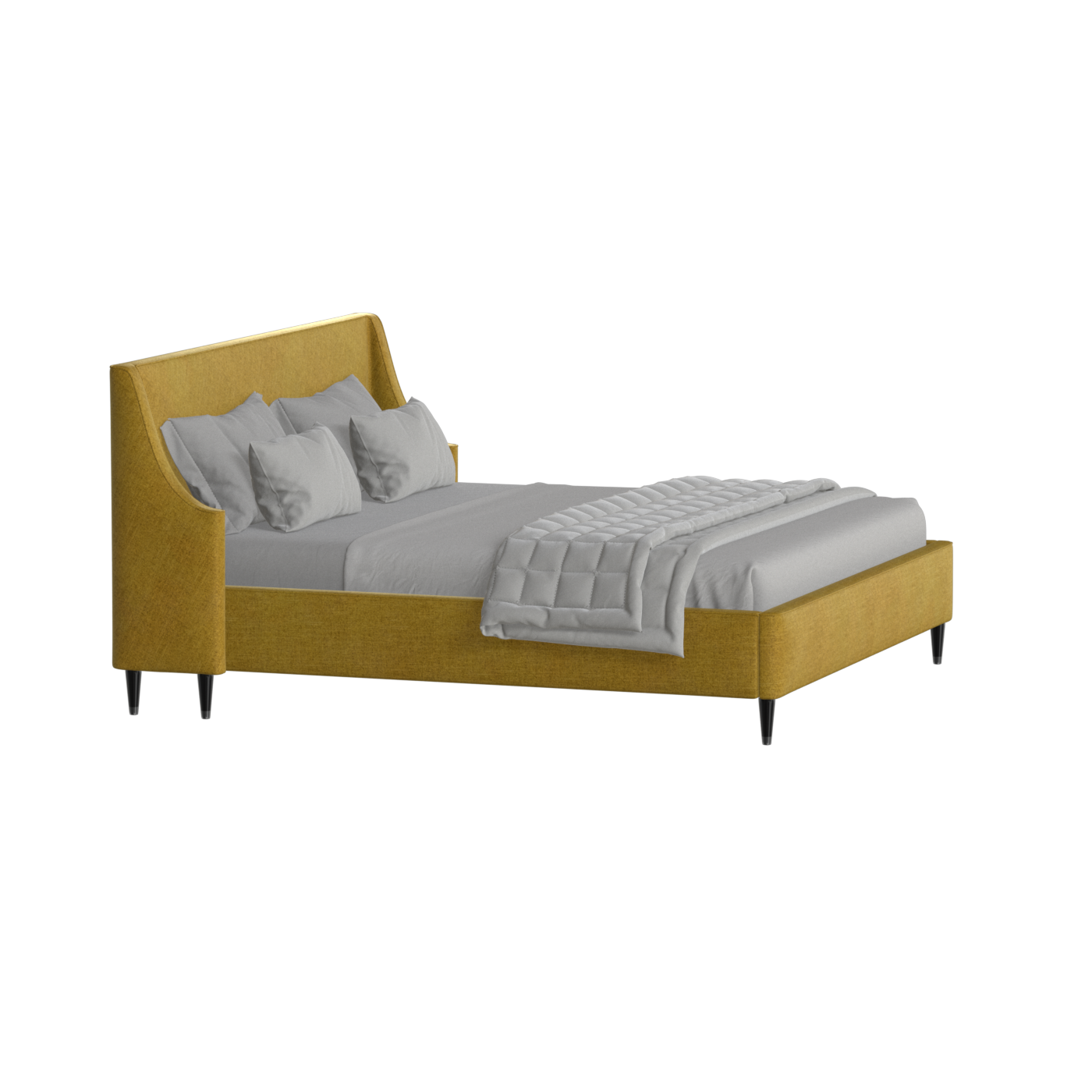 Laura Double Bed with High Headboard