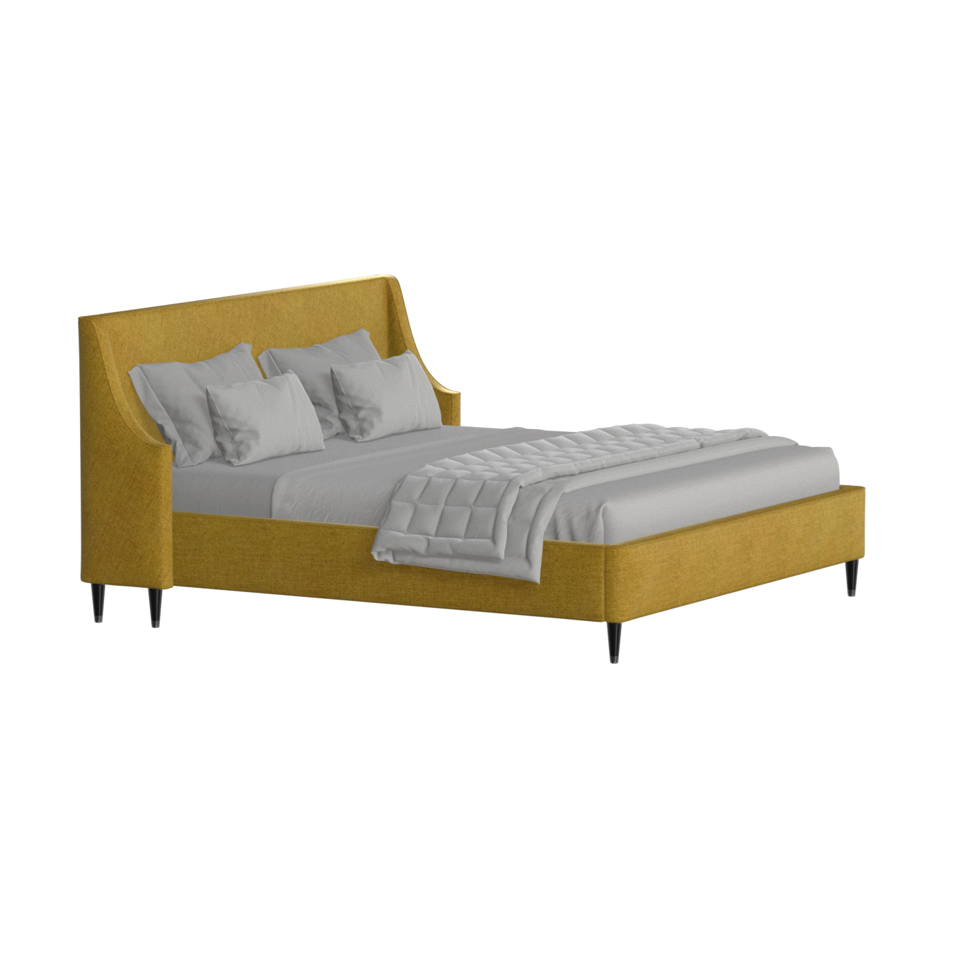 Laura Double Bed with High Headboard